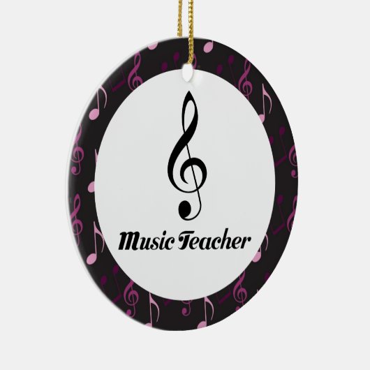 Muziekleraar Kerstmis, keepomwille Ornament (Rechts)