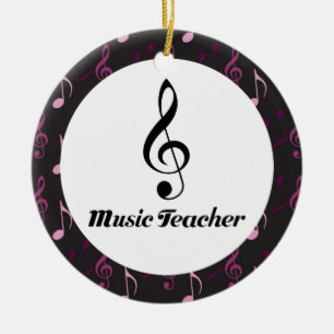 Muziekleraar Kerstmis, keepomwille Ornament