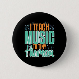 Muziekleraar Muziekschool Musici Muzikaal Geweldig Ronde Button 5,7 Cm