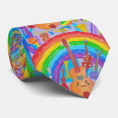 Muziekleraar muzikant Guitar Piano-Stropdas Stropdas (Opgerold)