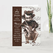 Muziekleraar pensionering Funny  Cellist Kaart (Voorkant)