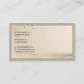 Muziekleraar | Piano Keys Visitekaartje (Achterkant)