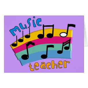 Muziekleraar Rainbow Notes Gifts