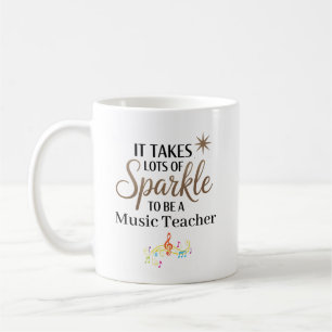 Muziekleraar Sparkle Persoonlijk Koffiemok