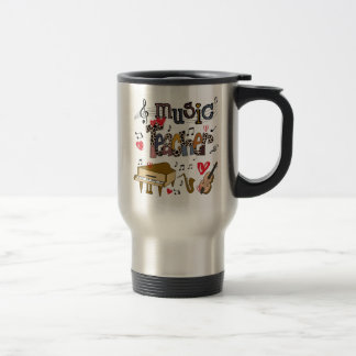 Muziekleraar Sublimation Design, muzieknoleraar Reisbeker