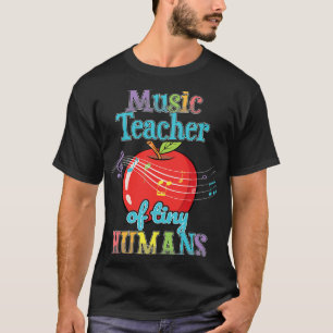 Muziekleraar van Tiny Humans koor orkest liefhebbe T-shirt