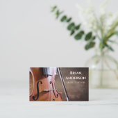 Muziekleraar Visitekaartje (Staand voorkant)