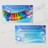 Muziekleraar Visitekaartje (Voorkant / Achterkant)