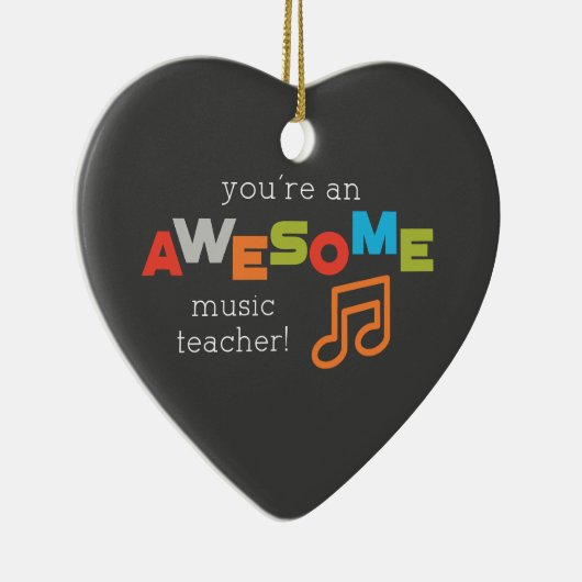 Muzieklerarenappreciatiedag, Geweldige Keramisch Ornament (Rechts)