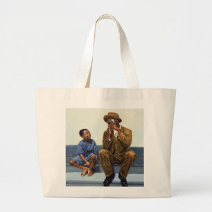 Muziekles #2 2000 grote tote bag