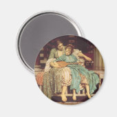 Muziekles van Lord Frederic Leighton Magneet (Voorkant / Achterkant)