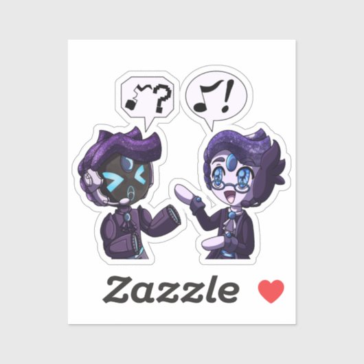 Muzieklessen Sticker (Vel)