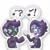 Muzieklessen Sticker (Voorkant)