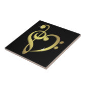 Muziekliefdestegel Tegeltje (Zijkant)