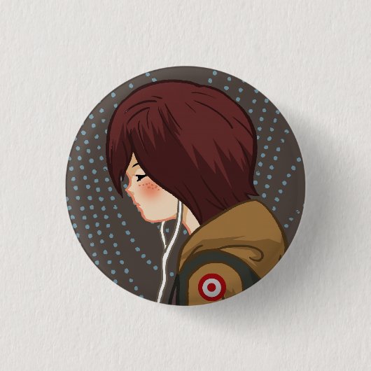 Muziekliefhebber (Boy) Button (Voorkant)