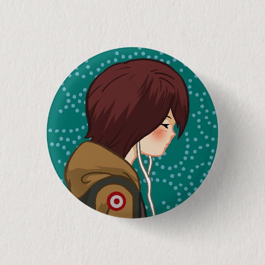 Muziekliefhebber (Boy) v.2 Button (Voorkant)
