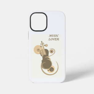 MUZIEKLIEFHEBBER CADEAU VERJAARDAG JUBILEUM BRUILO iPhone 12 MINI HOESJE