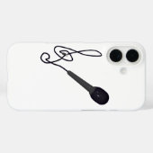 muziekliefhebber Case-Mate iPhone case (Achterkant (horizontaal))
