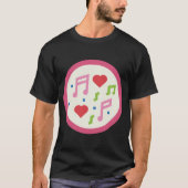 Muziekliefhebbers Grafisch T-shirt (Voorkant)