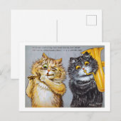 Muziekliefhebbers, Louis Wain Briefkaart (Voorkant / Achterkant)