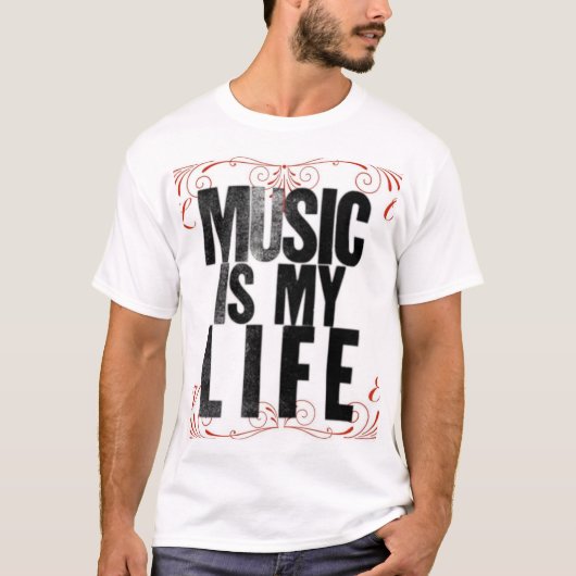 Muziekliefhebbers T-shirt (Voorkant)