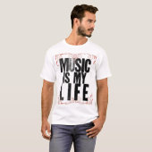 Muziekliefhebbers T-shirt (Voorkant volledig)