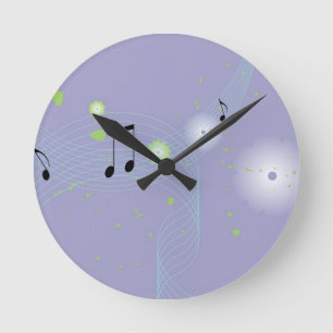 Muziekliefhebbers wandklokken ronde klok