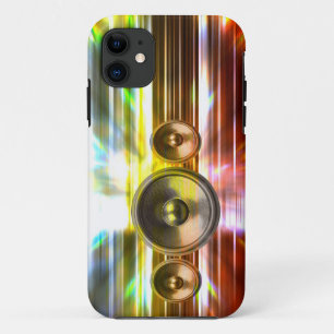 Muziekluidsprekers en partijlichten iPhone 11 hoesje