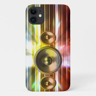 Muziekluidsprekers en partijlichten iPhone 11 hoesje