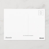 Muziekluidsprekers en verfsplatters briefkaart (Achterkant)