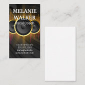 Muziekluidsprekers | klank | amusement visitekaartje (Voorkant / Achterkant)