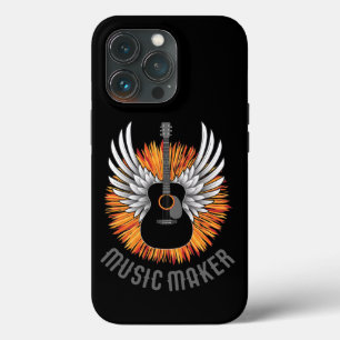 Muziekmaker (gitaarspeler) Hoesje-Mate iPhone Case