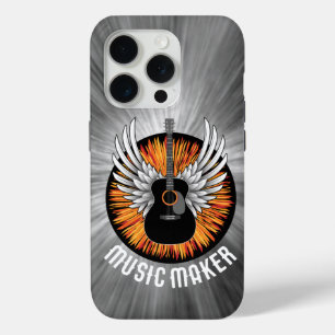Muziekmaker (gitaarspeler) Hoesje-Mate iPhone Case
