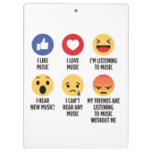 Muziekmogendheden Klembord (Achterkant)