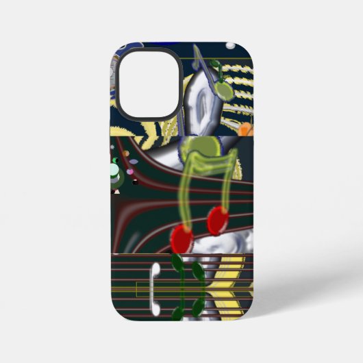 Muziekmuizen iPhone Hoesje (Achterkant)