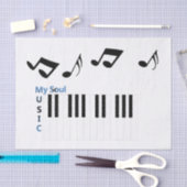 Muziekmuziek Tissuepapier (Craft)