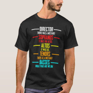 Muziekmuzikant voor het theaterdre t-shirt
