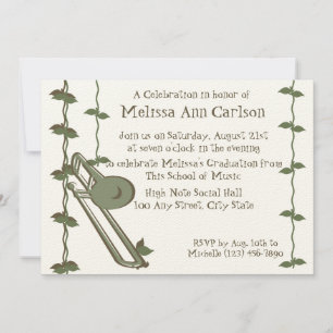 MuziekNatuur/ Trombone Kaart