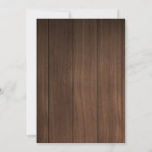 Muzieknoot bruidsuitnodiging kaart (Achterkant)