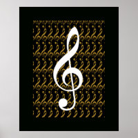 muzieknoot, driehoekige gespleten, coole grafische