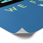 muzieknoot, driehoekige gespleten muziek poster (Hoek)