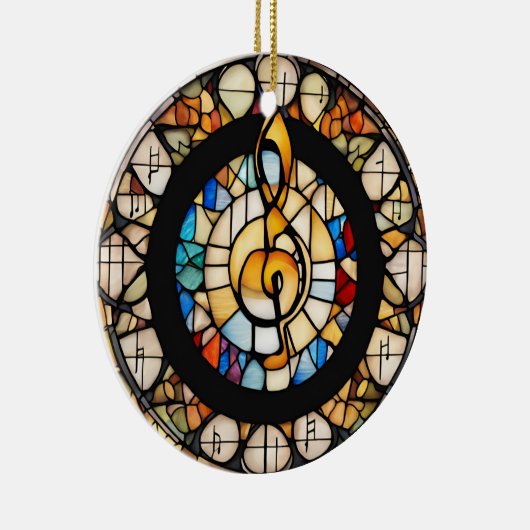 Muzieknoot Keramisch Ornament (Rechts)