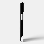 Muzieknoot met aangepaste naam op zwart Case-Mate iPhone case (Achterkant / Rechts)