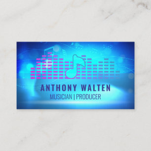 muzieknoot Moderne Logo klank Visitekaartje