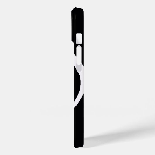 Muzieknoot monogram Case-Mate iPhone case (Achterkant / Links)