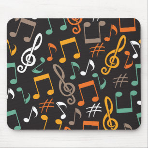 Muzieknoot patroon muismat