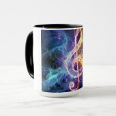 Muzieknoot: Treble Clef Mok (Voorkant links)