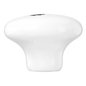 Muzieknotatie achtste notitie of quaver keramische knop (Zijkant)