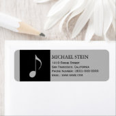 muzieknote, name & etiket (Insitu)