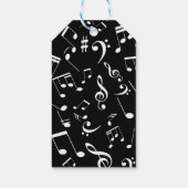 Muzieknoten 2 cadeaulabel (Achterkant)